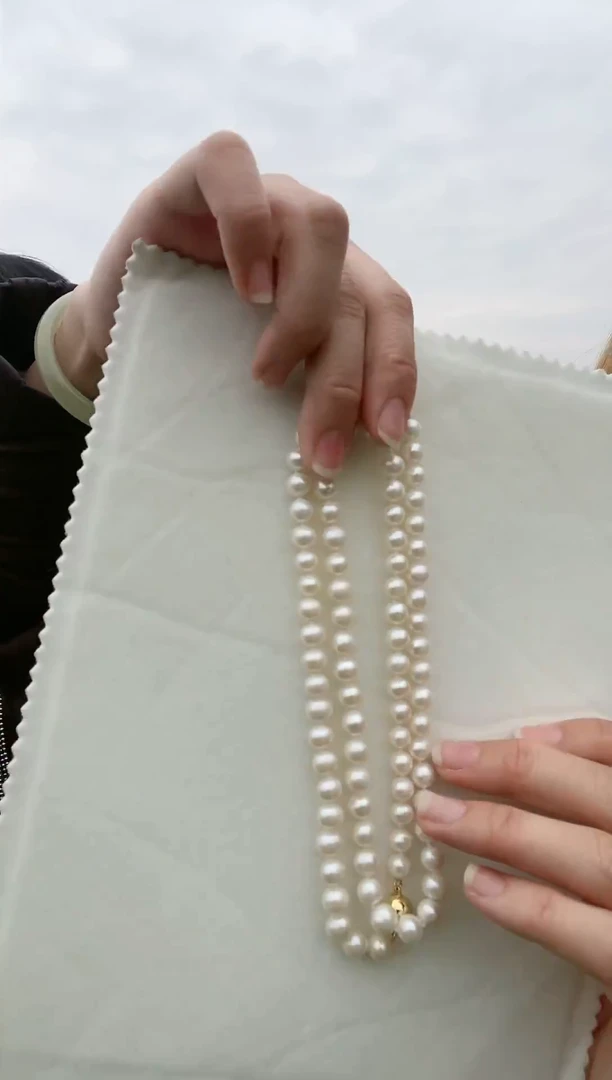 项链未镶嵌淡水珍珠多样性发一