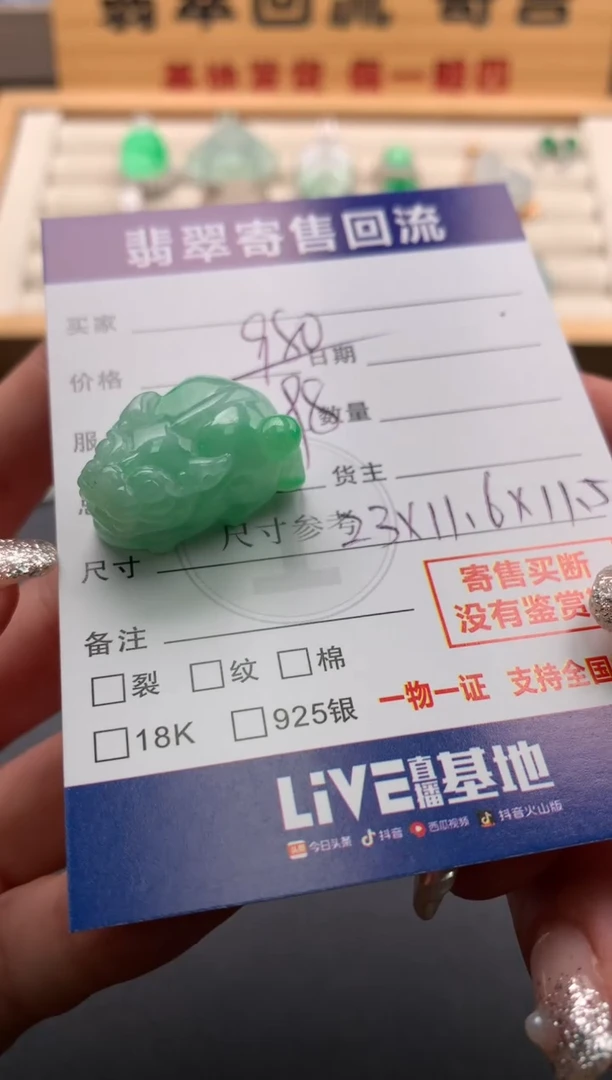 颈饰未镶嵌翡翠亮**晶10145948