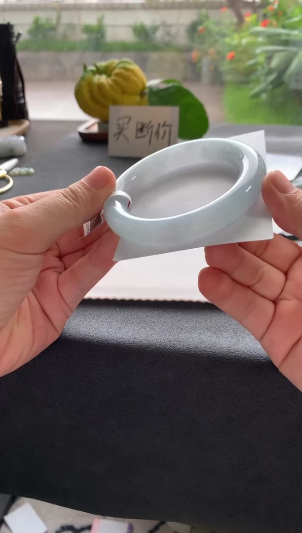 未镶嵌手镯翡翠55.7圆条买断Y1840