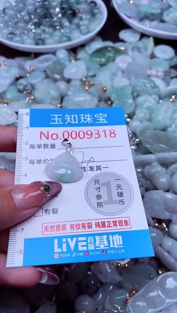 吊坠(不含链)未镶嵌翡翠9318