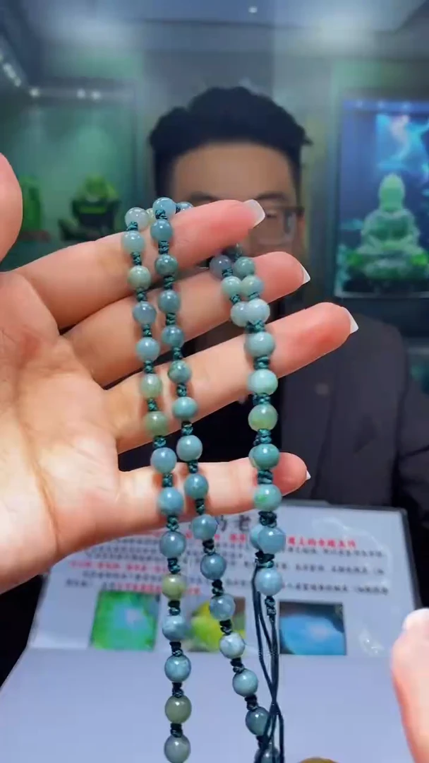 未镶嵌定制翡翠KK翡翠毛货吊坠-10