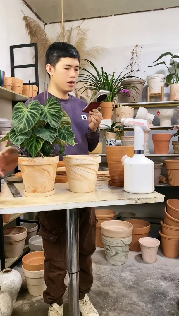 【闪购商品】红陶15*14玛奇朵 2盆2托