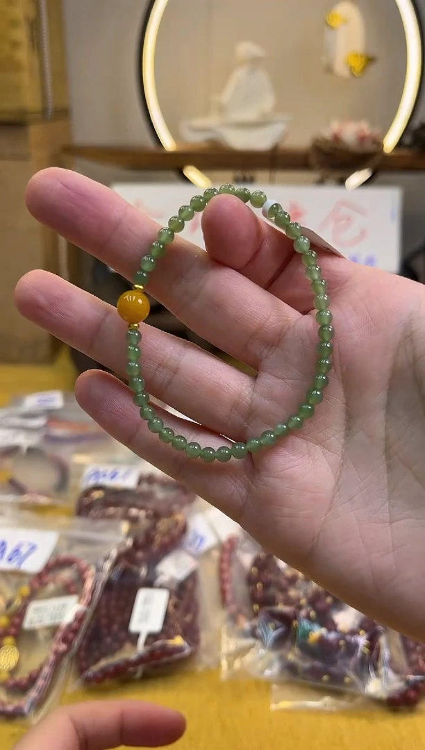 未镶嵌手链和田玉货号1438