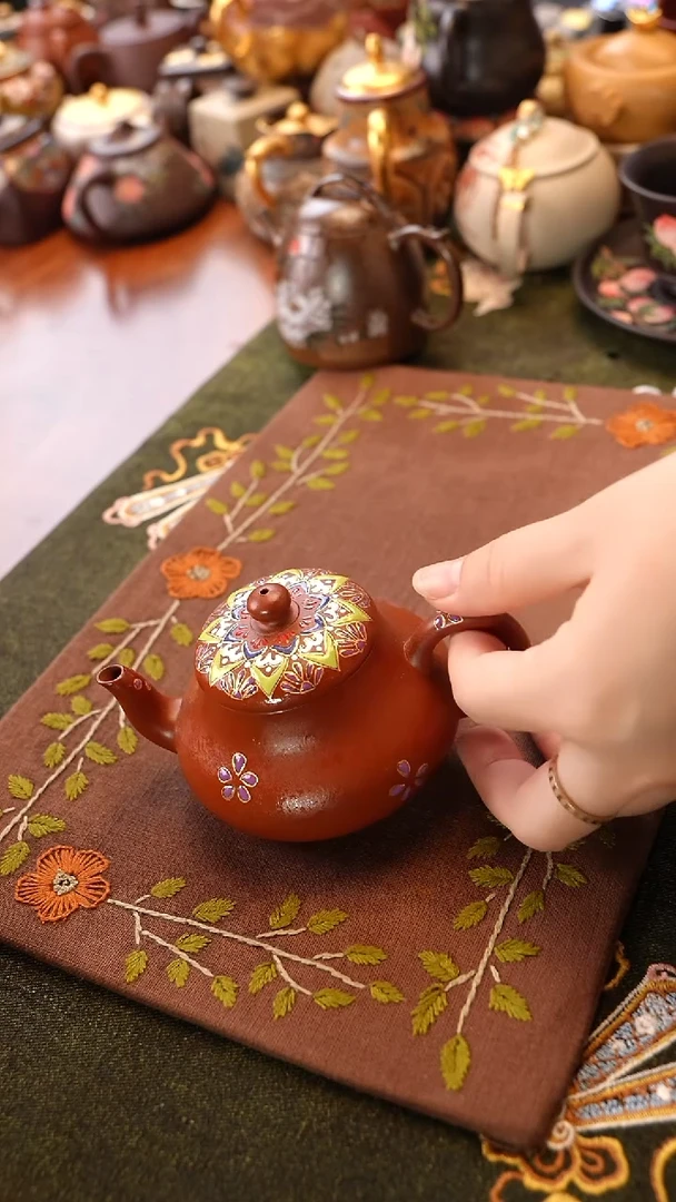 茶壶紫砂朱泥君德