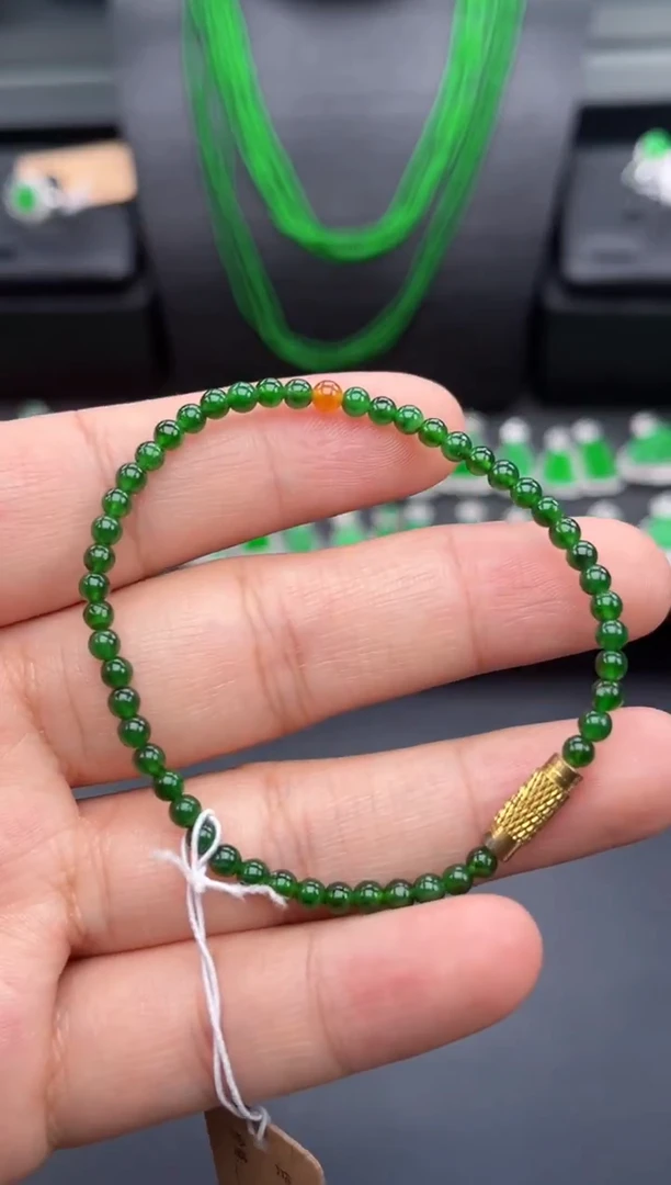 合金手串翡翠多人