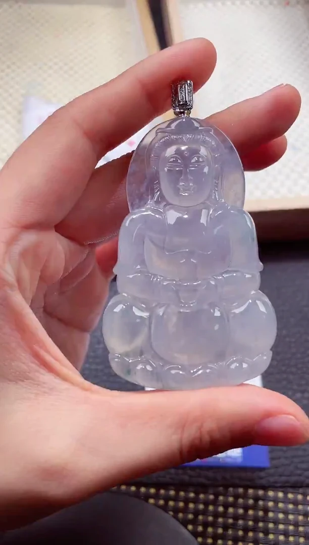 18K金镶嵌挂件翡翠000888