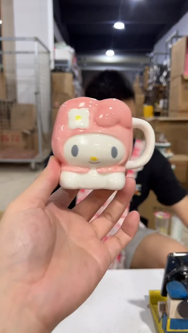 瓷片美乐蒂一口杯 陶瓷