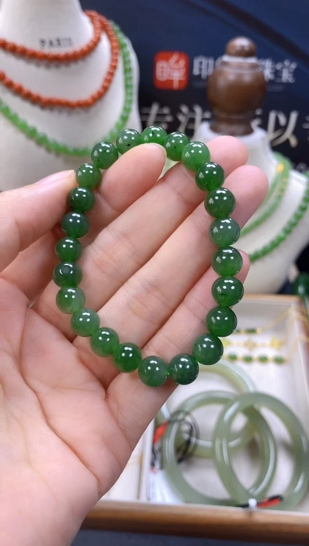 手链未镶嵌和田玉微瑕多样性发一cg