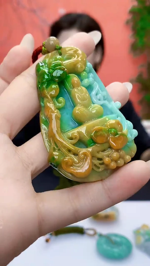 未镶嵌定制翡翠4829ty-毛货挂件11