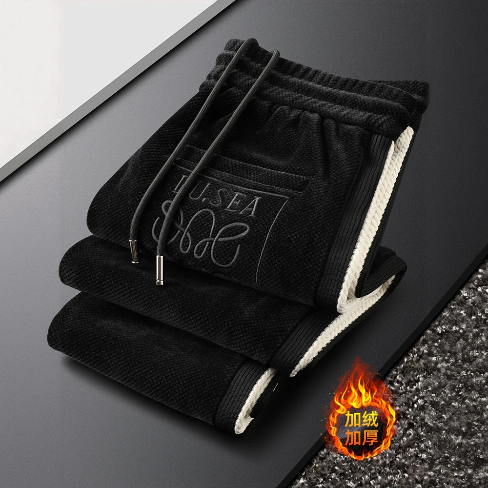 NOIENKAIRU尼因基鲁秋冬休闲裤男加绒加厚保暖休闲百搭灯芯绒裤子