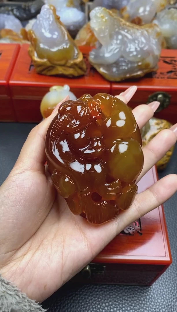 【闪购商品】玛瑙/玉髓手把未镶嵌00