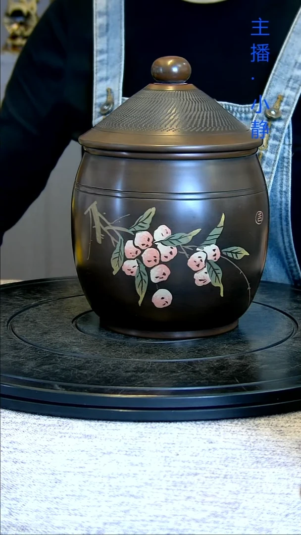 全手工紫陶茶罐精磨微瑕疵169