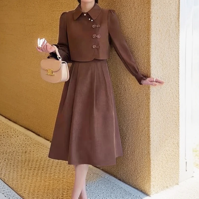 3070#咖【木兮兮专属】2026年春季新款气质时尚休闲百搭套装