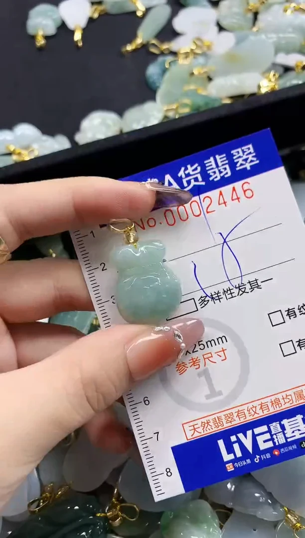 颈饰未镶嵌翡翠天然A货翡翠