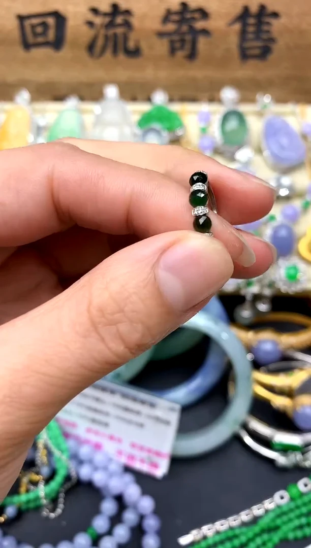 【闪购商品】翡翠戒指18K金镶嵌169-中国好珍宝