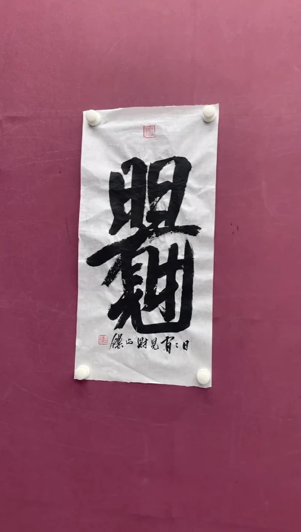【闪购商品】书法日日见有才书法作品