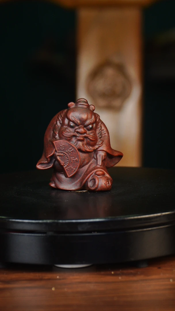 钟馗 宜兴紫砂茶宠摆件