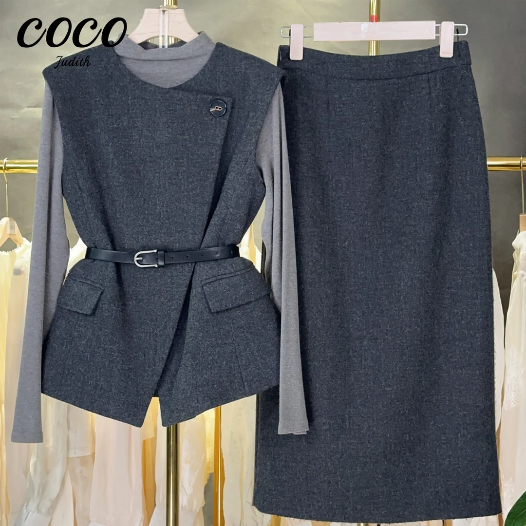 现货【RG3367】2025年新款高端轻奢时尚气质百搭减龄显瘦休闲裤套装