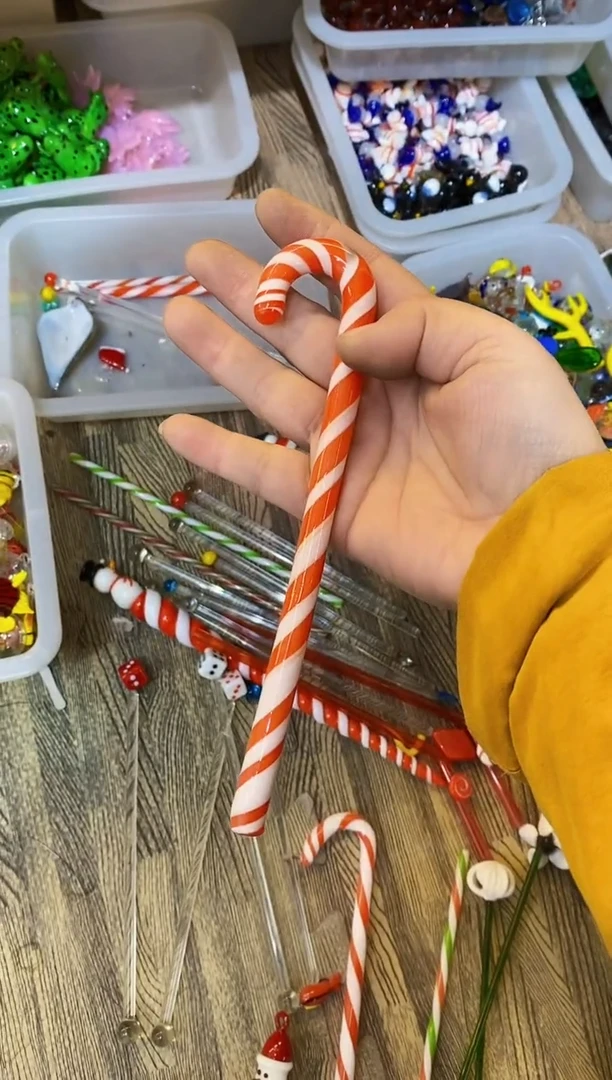 【闪购商品】琉璃手工艺品拐棍