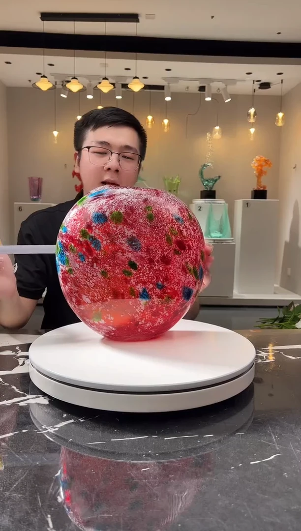 摆件巴比特美学 金红小花器