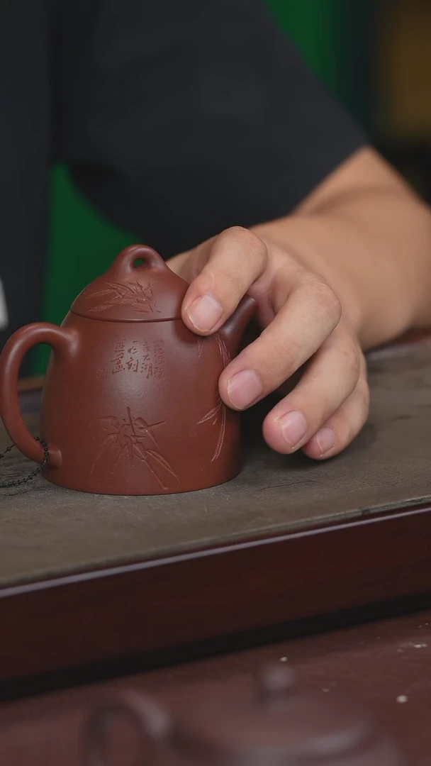 茶壶紫砂紫泥 秦权壶