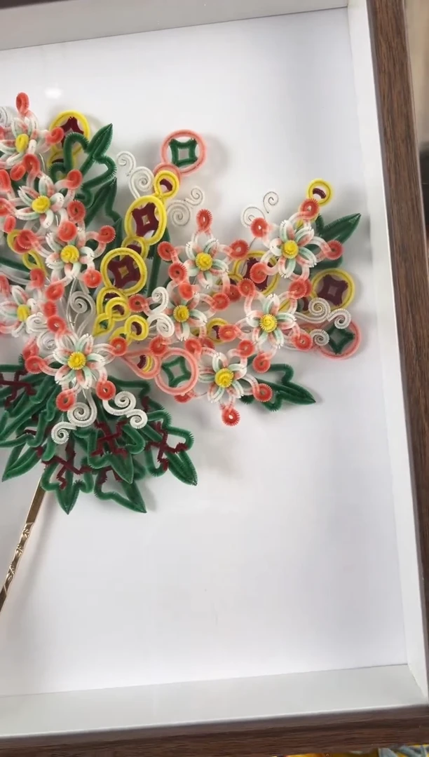 【闪购商品】刺绣非遗绒花（发饰）