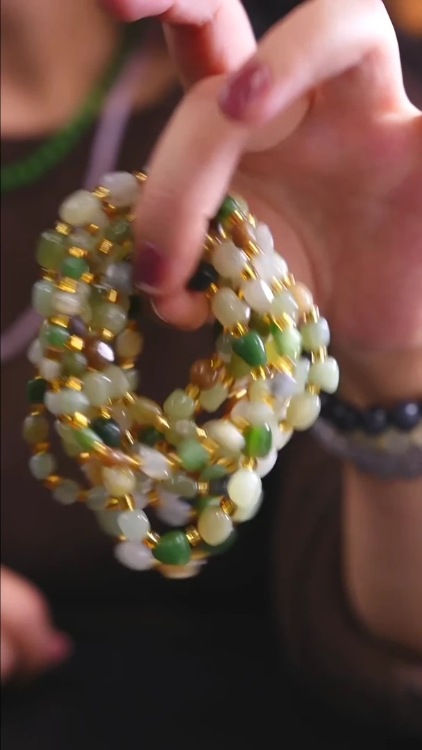 未镶嵌手串和田玉JJD1211004多样性发一