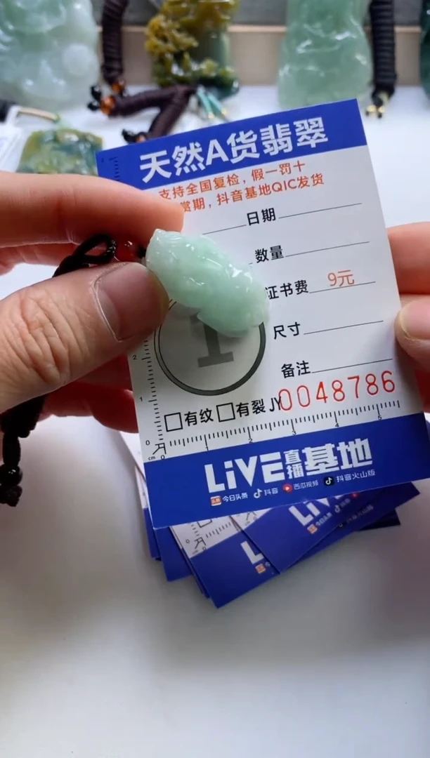 【闪购商品】翡翠挂件未镶嵌