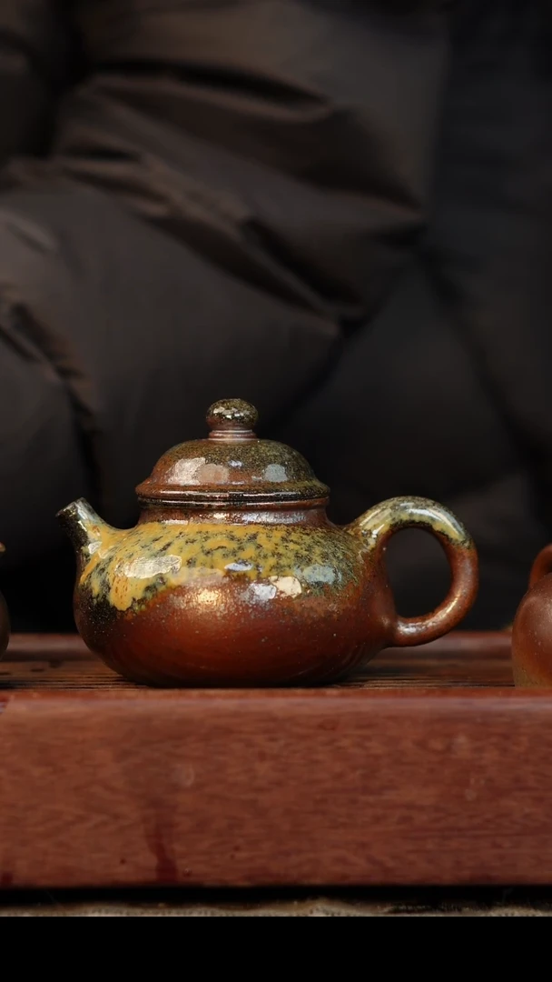 茶壶紫砂柴烧紫砂容天
