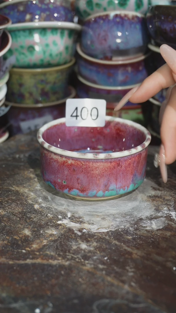 摆件精品窑变钧瓷茶器