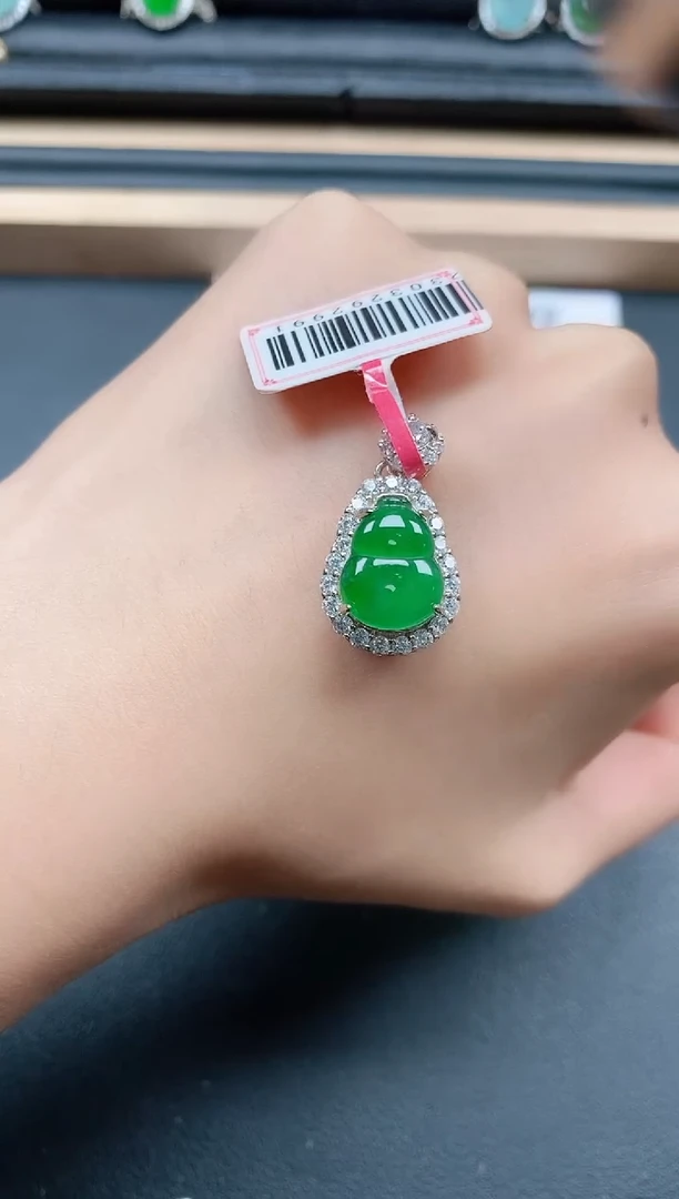 翡翠戒指银S925镶嵌11111