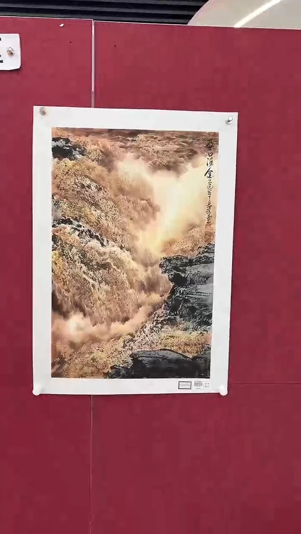 国画李长胜绘画3平尺黄河