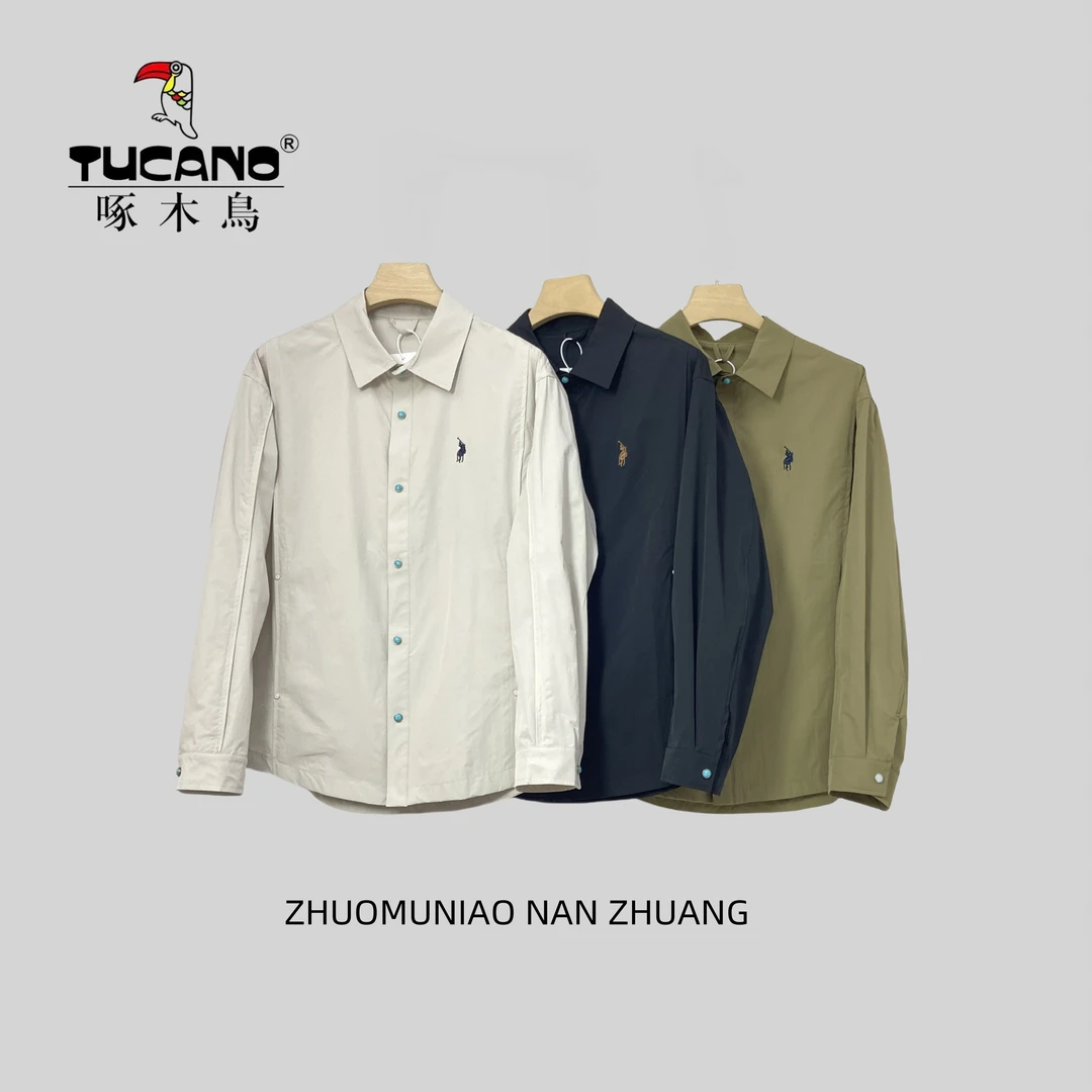 TUCANO/啄木鸟2025秋季新款时尚休闲百搭潮流翻领夹克外套