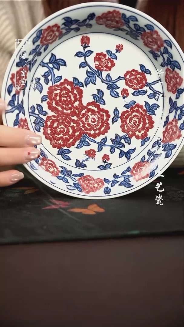 微瑕 福利手绘现代高温瓷 有瑕壶承