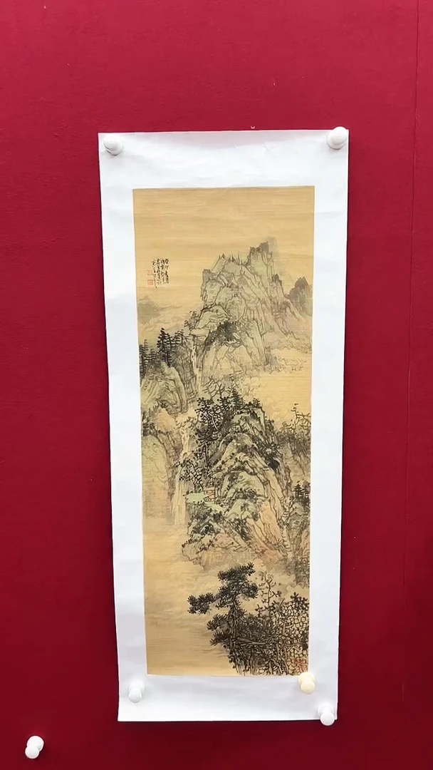 国画刘老师绘画作品 带荣宝斋宁波证书
