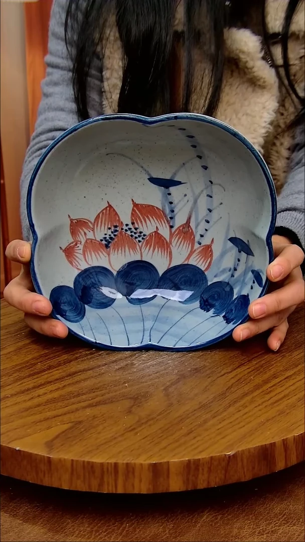 杯子陶景德镇手工手绘釉下彩陶瓷，微瑕