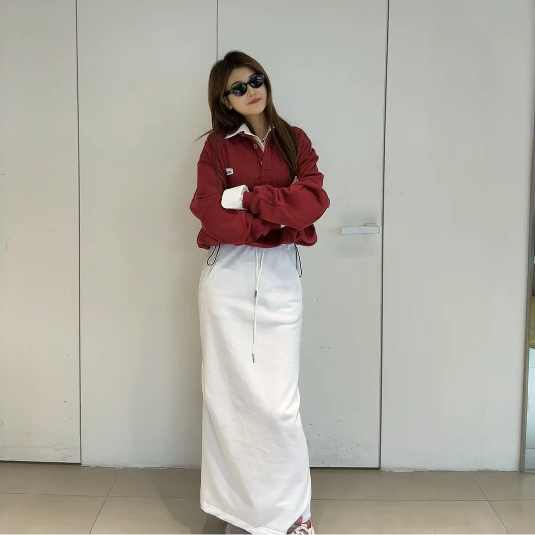 REFOUND TEN斜插袋半身裙25SS