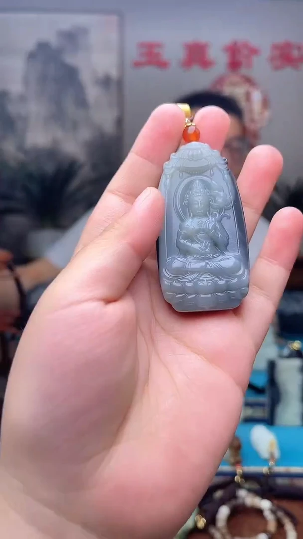 和田玉未镶嵌挂件1