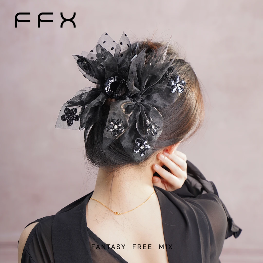 FANTASY FREE MIX【花仙子】高级仙气精灵耳立体花片蓬松抓夹