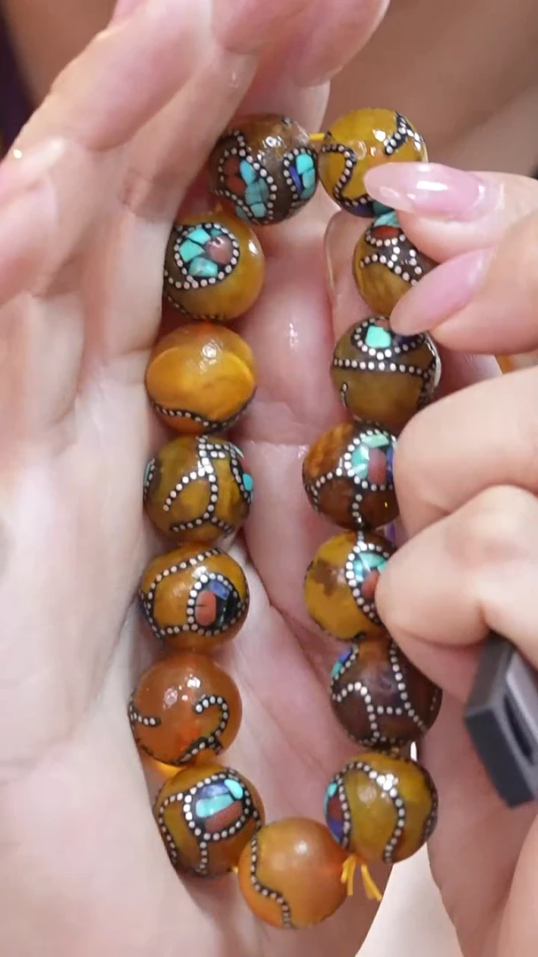 蜜蜡颈饰未镶嵌8310天然蜜蜡珠宝奇石云端妖孽全部保真