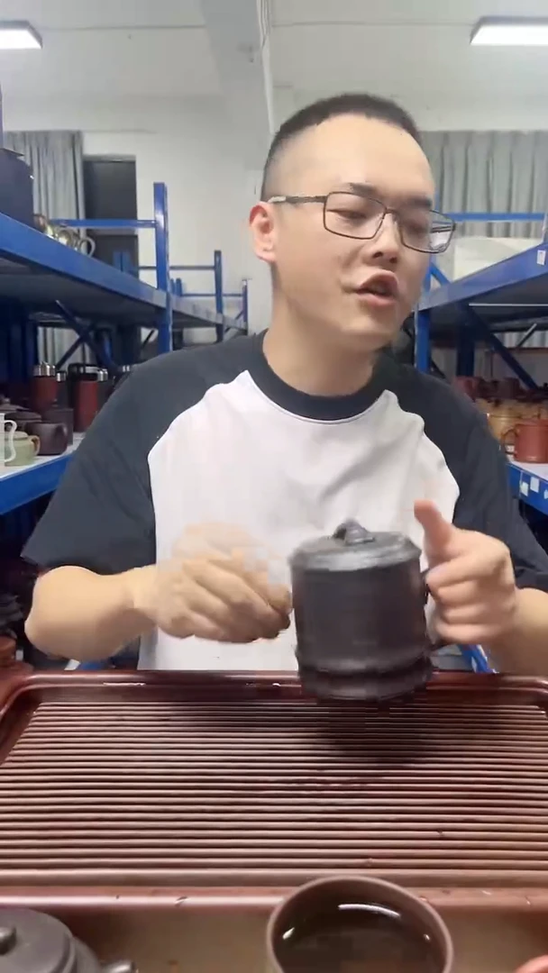 宜兴原矿紫砂石黄大竹节