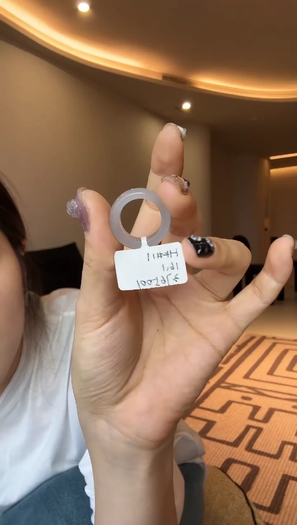 【闪购商品】和田玉戒指未镶嵌11码烟紫