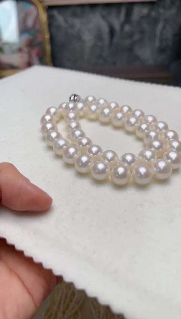 【闪购商品】淡水珍珠项链合金aw9979
