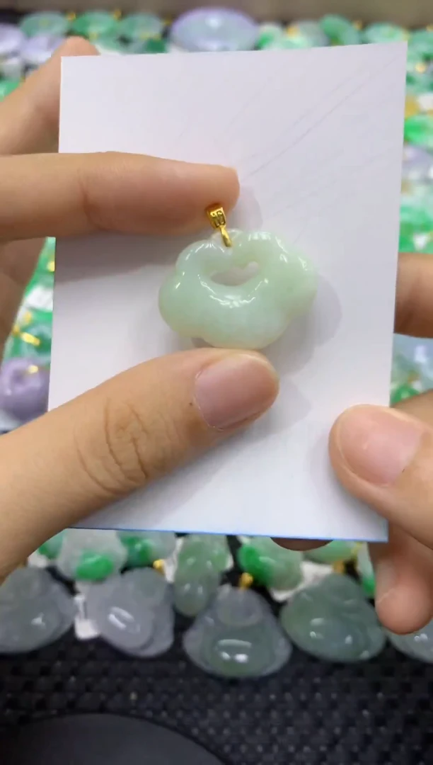 颈饰未镶嵌翡翠天然缅甸翡翠A货