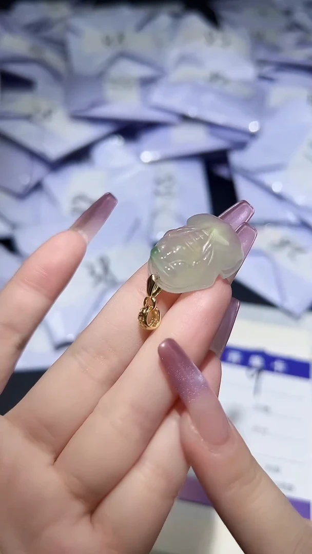 翡翠未镶嵌颈饰高端甄选(一物一图)9