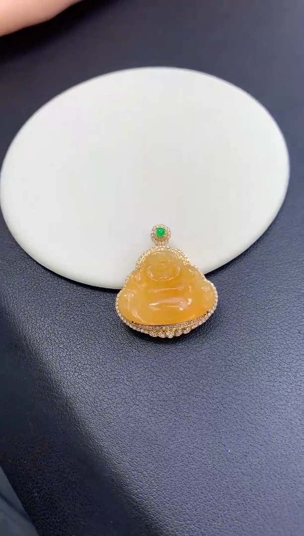 18K金镶嵌定制翡翠48小时鉴赏期 退货不扣服务费