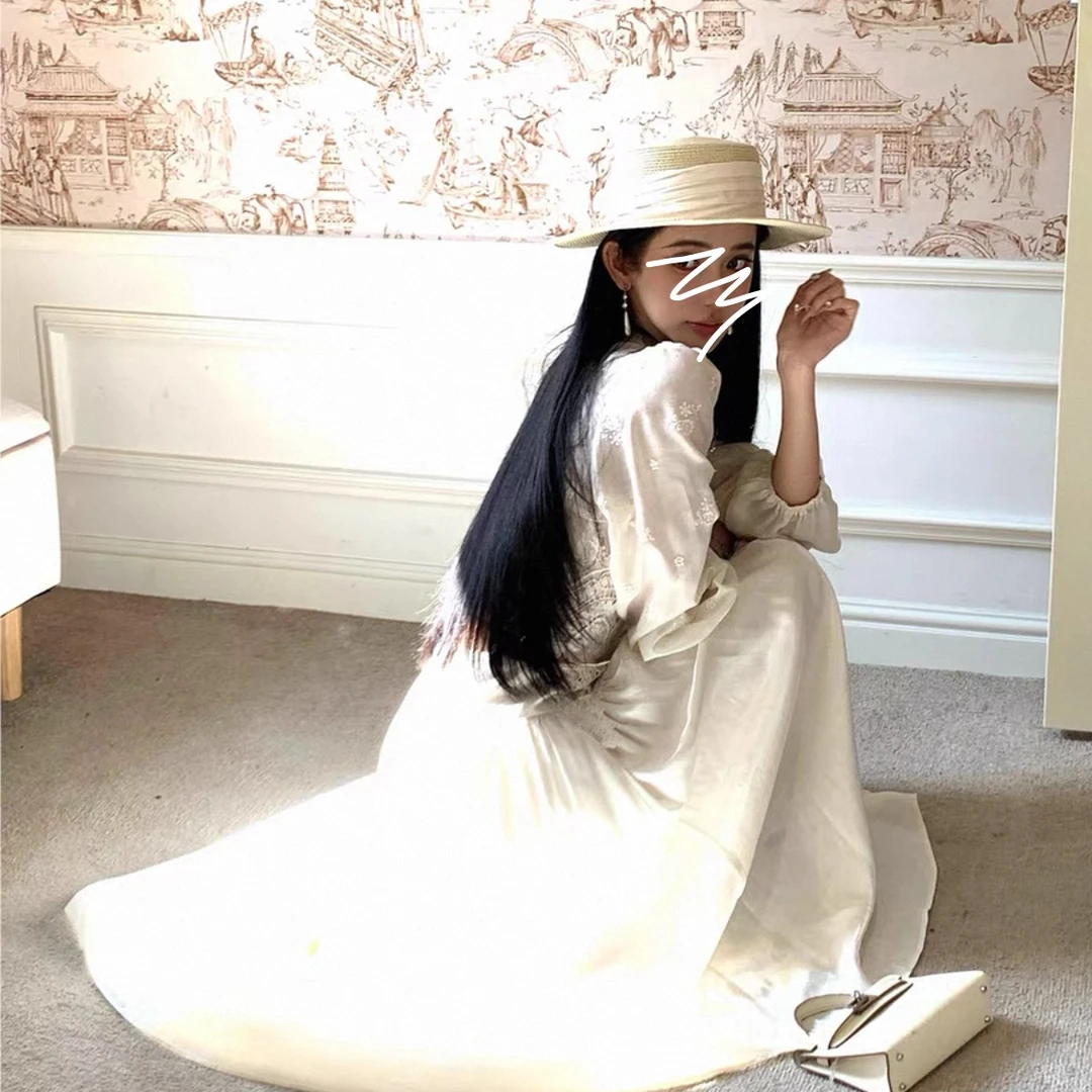 老钱风套装女气质长袖蕾丝雪纺衫上衣优雅拼接半身长裙