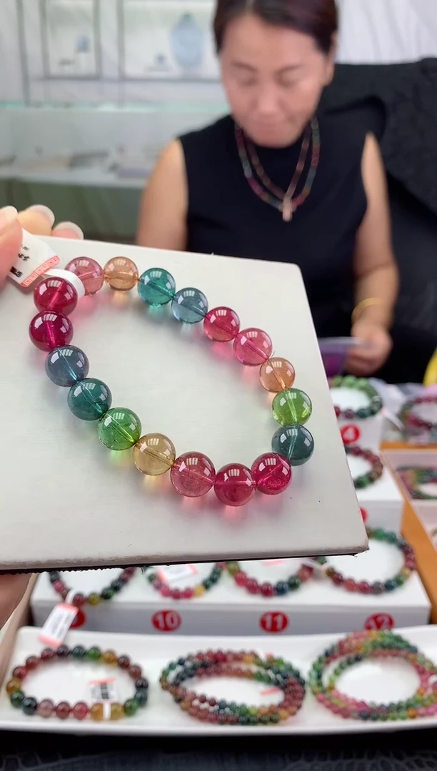 未镶嵌手串碧玺 多样性发一条