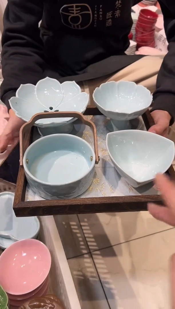 摆件陶微瑕商品 介意勿拍 【带托盘】