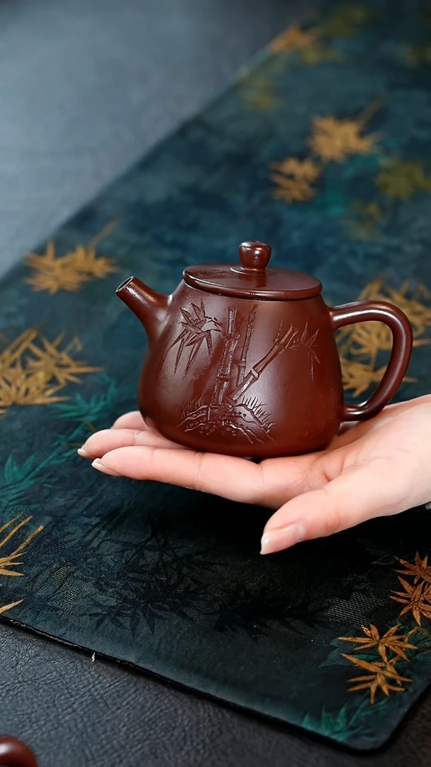 【闪购商品】紫砂茶壶24紫砂壶紫泥石瓢
